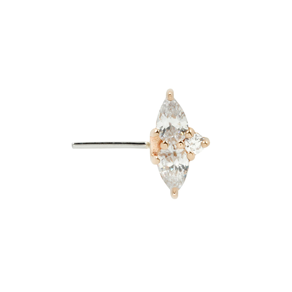 Ethereal Forward Facing Threadless End with CZ