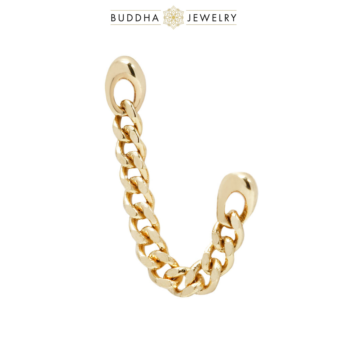 Gold Drip Threadless End
