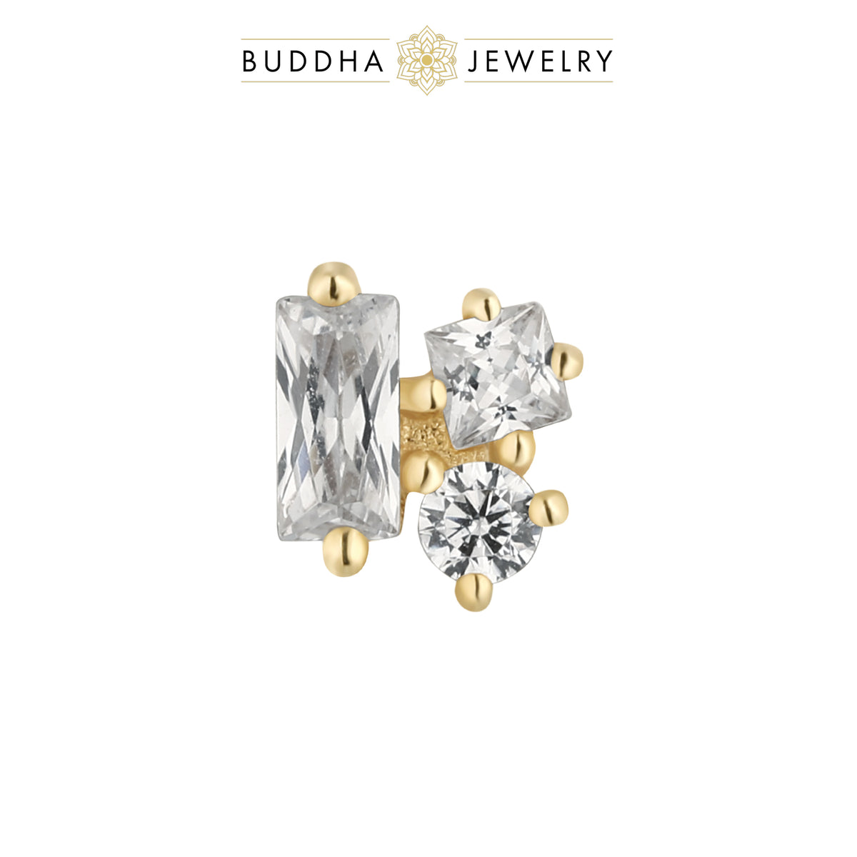 Mood Threadless End with CZ