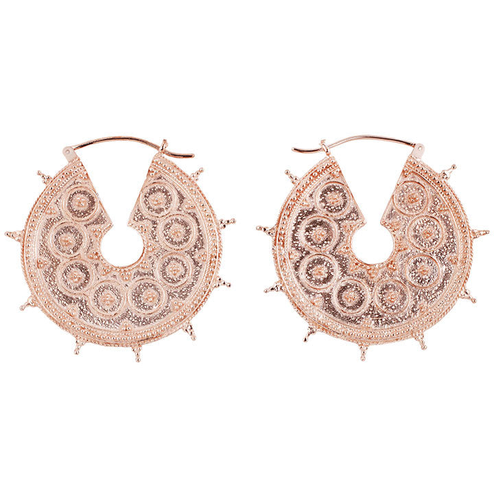 Goddess Earrings - Rose Gold