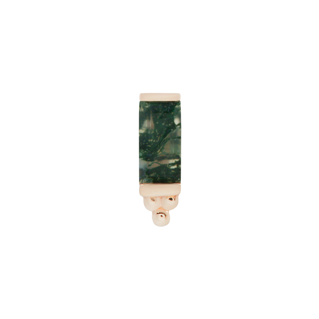 Dior Threadless End with Moss Agate