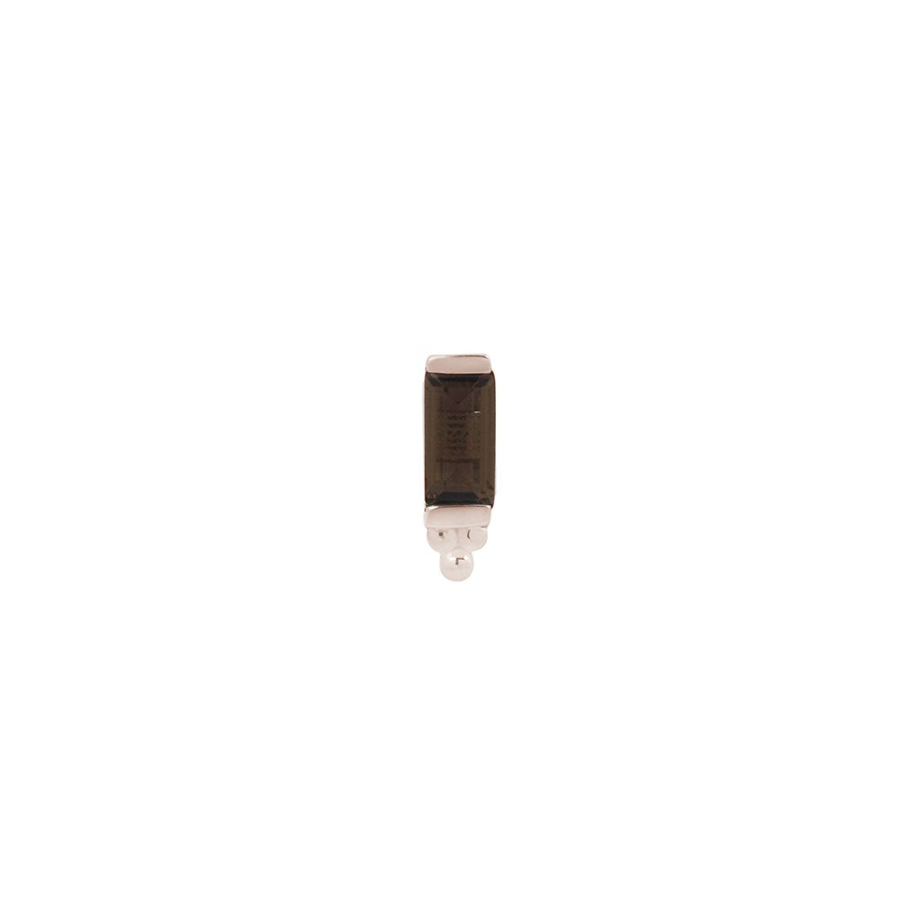 Dior Threadless End with Smoky Quartz