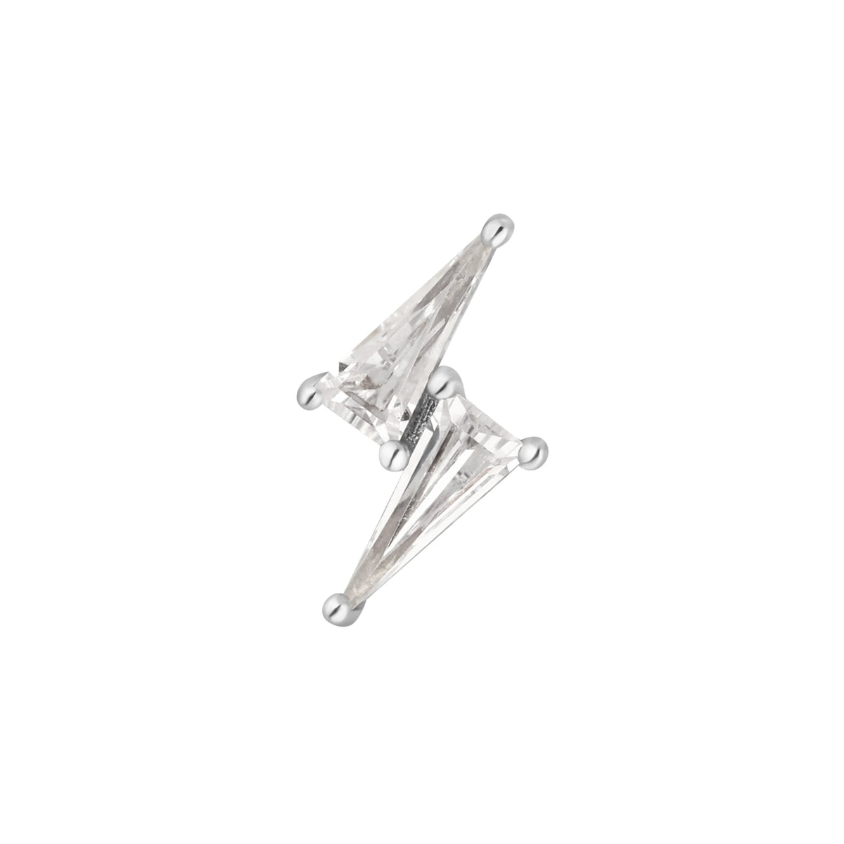 Electrify Threadless End with CZ