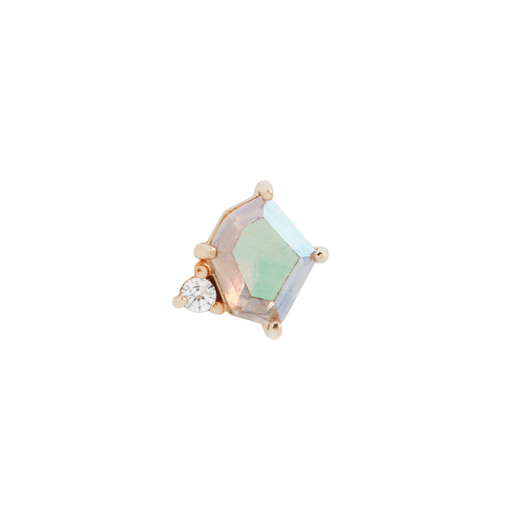 Elicit Threadless End with Mercury Mist Topaz
