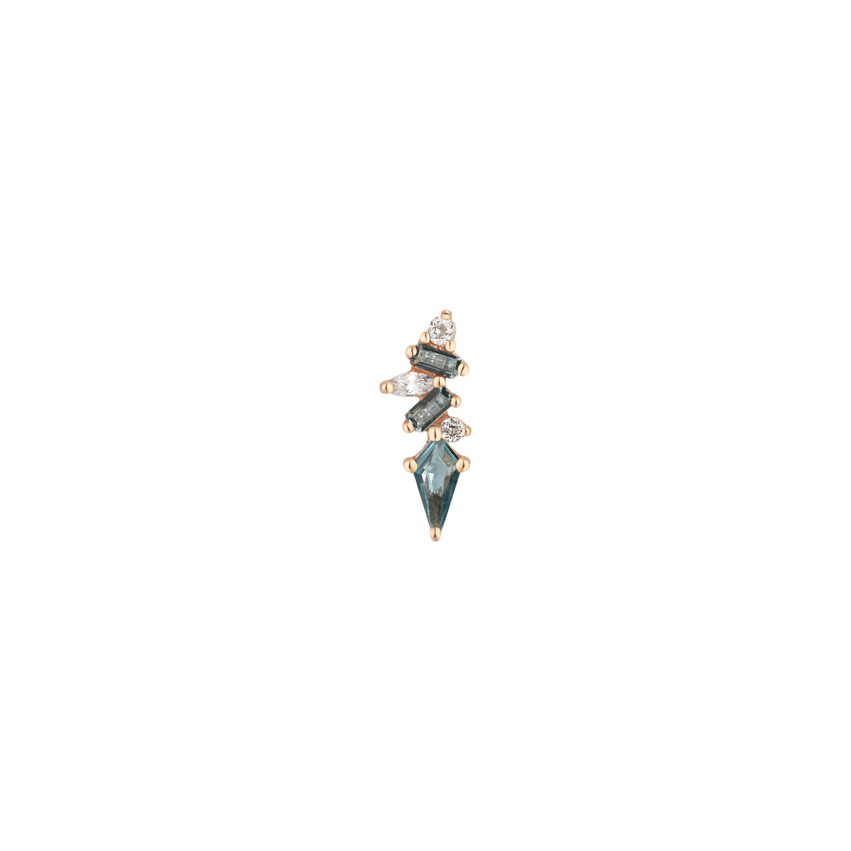 Mixt Threadless End with London Blue Topaz