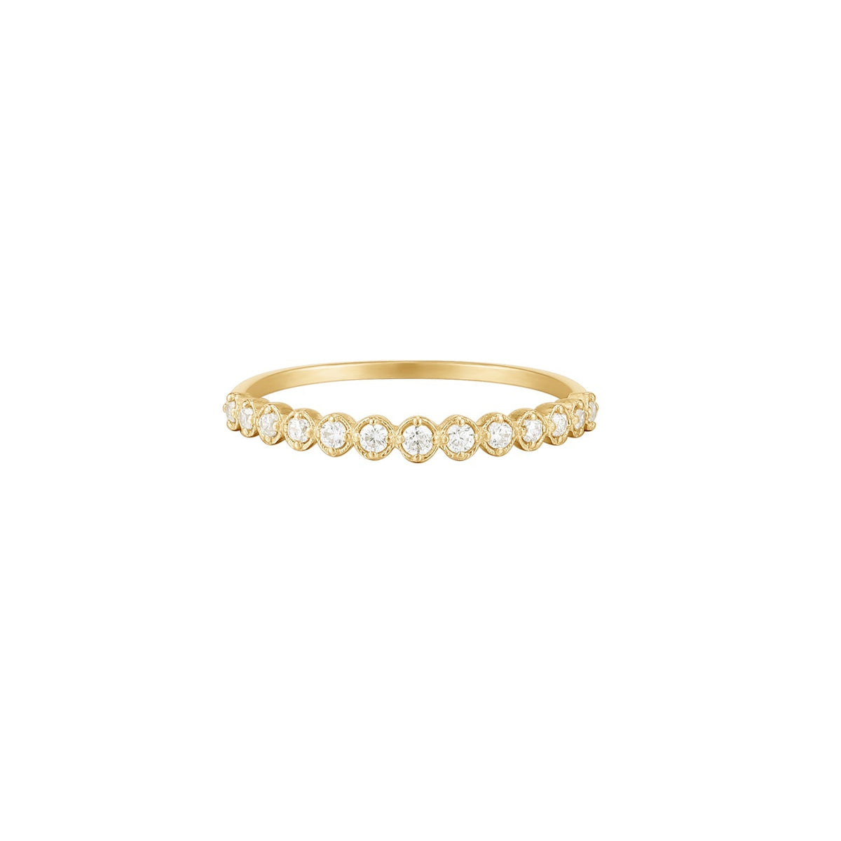 RION x Buddha Jewelry Imogen Finger Ring with White Sapphire