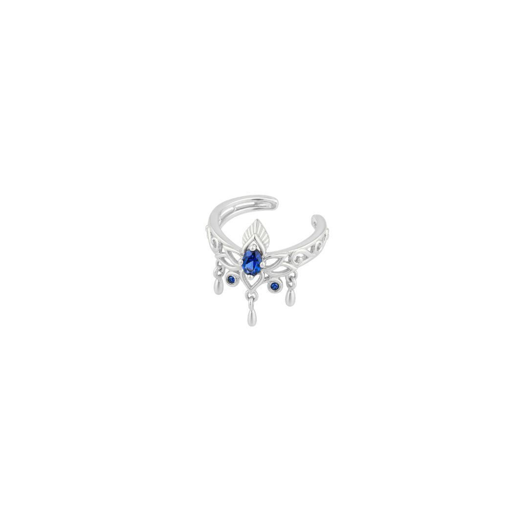 Tresor Cuff with Blue Sapphire (Lab Grown)