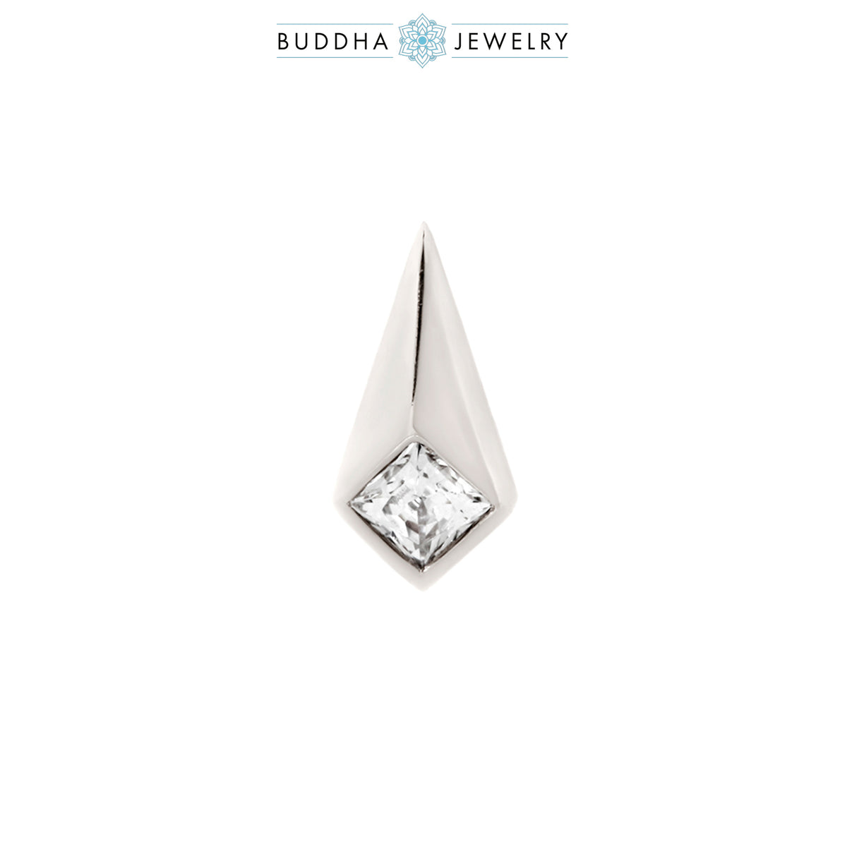 Chelsea Threadless End with CZ
