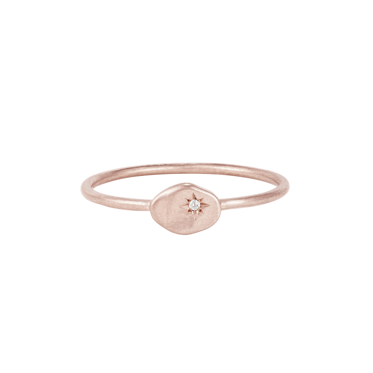 RION x Buddha Jewelry North Star Finger Ring with Diamond