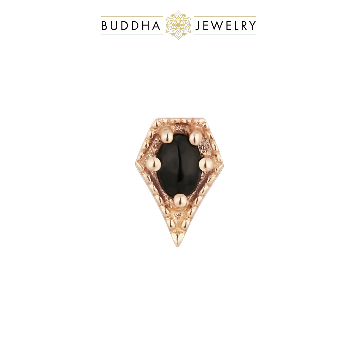 Cadence Threadless End with Black Spinel