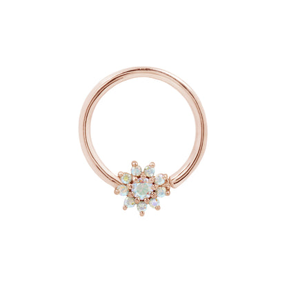 Eloise Seam Ring with Mercury Mist Topaz