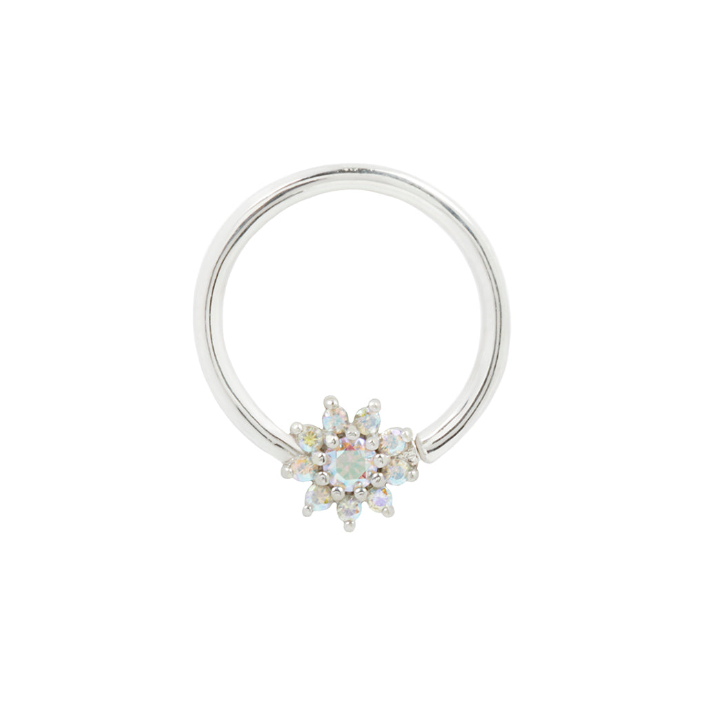 Eloise Seam Ring with Mercury Mist Topaz