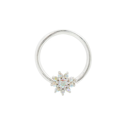 Eloise Seam Ring with Mercury Mist Topaz