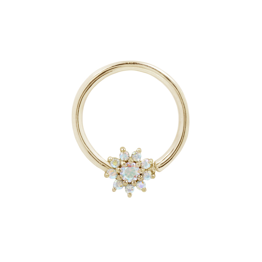 Eloise Seam Ring with Mercury Mist Topaz