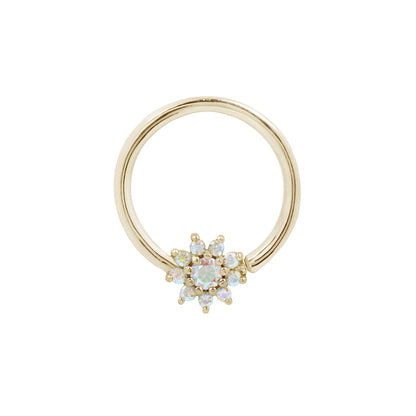 Eloise Seam Ring with Mercury Mist Topaz
