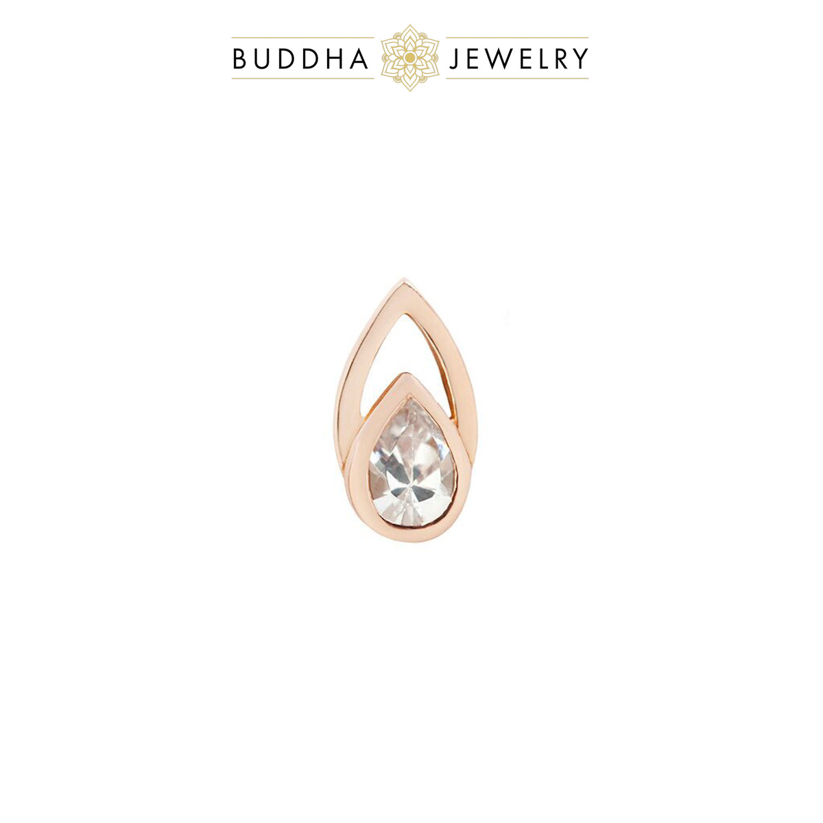 Echo Threadless End with CZ