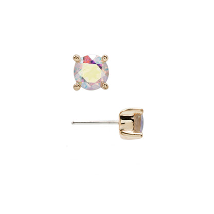 Prong Gem Threadless End with Mercury Mist Topaz
