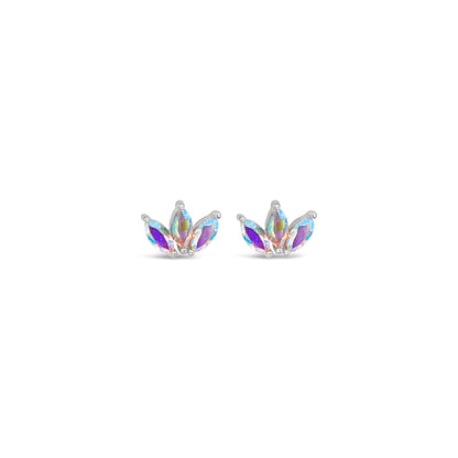Moet Threadless End with Mercury Mist Topaz