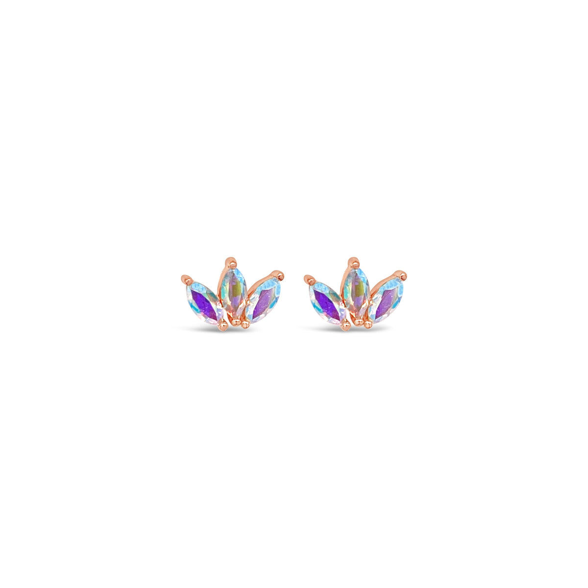 Moet Threadless End with Mercury Mist Topaz