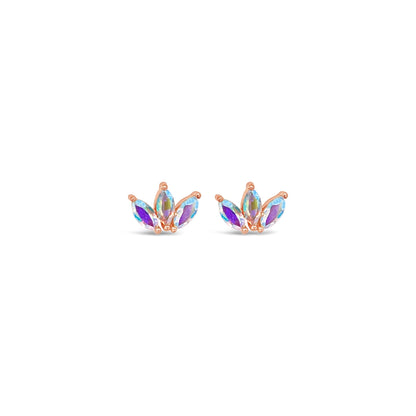 Moet Threadless End with Mercury Mist Topaz