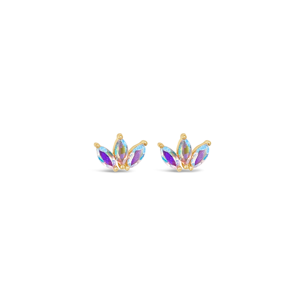 Moet Threadless End with Mercury Mist Topaz