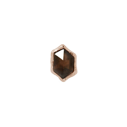Pump Up The Volume Threadless End with Smoky Quartz
