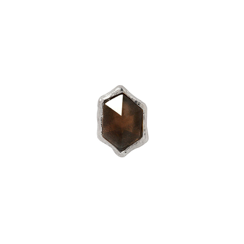 Pump Up The Volume Threadless End with Smoky Quartz
