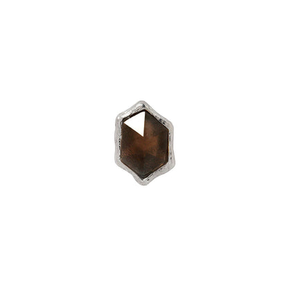 Pump Up The Volume Threadless End with Smoky Quartz