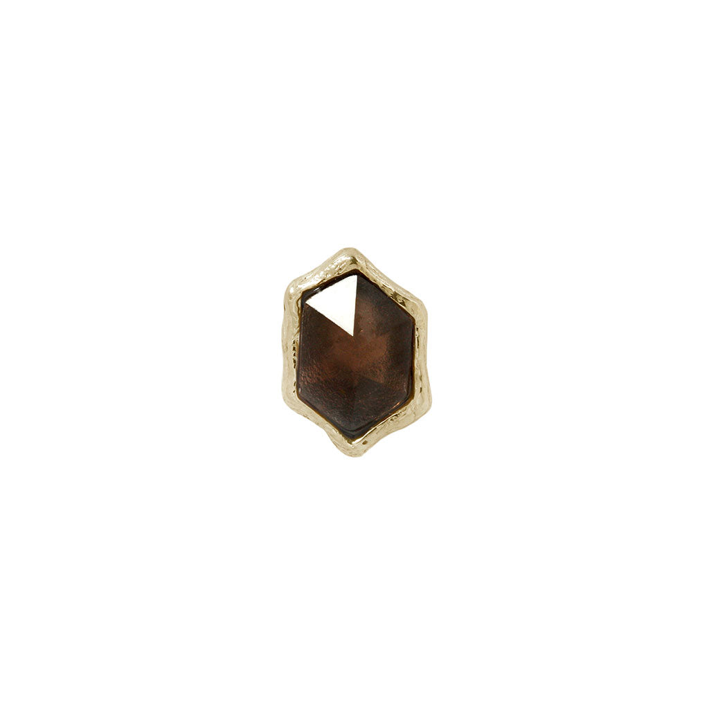 Pump Up The Volume Threadless End with Smoky Quartz