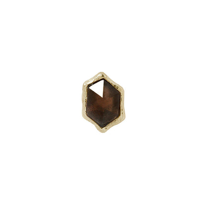 Pump Up The Volume Threadless End with Smoky Quartz