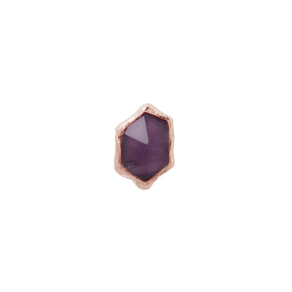 Pump Up The Volume Threadless End with Amethyst