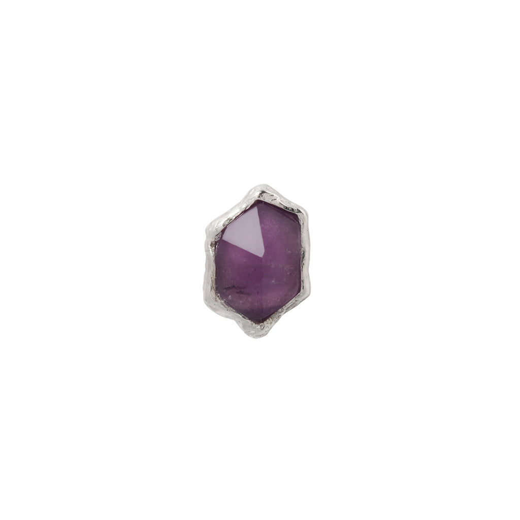 Pump Up The Volume Threadless End with Amethyst
