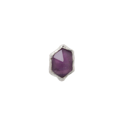 Pump Up The Volume Threadless End with Amethyst