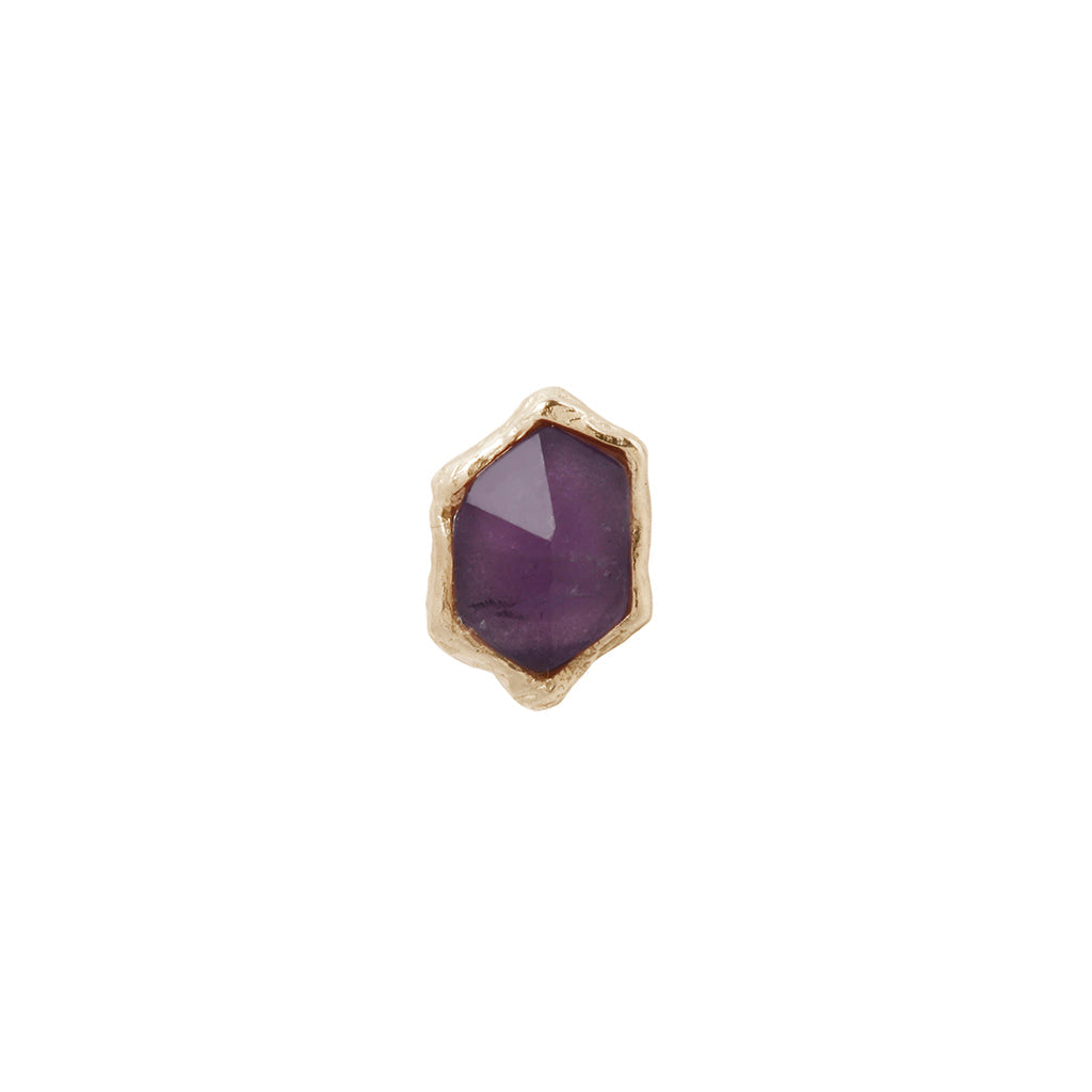 Pump Up The Volume Threadless End with Amethyst