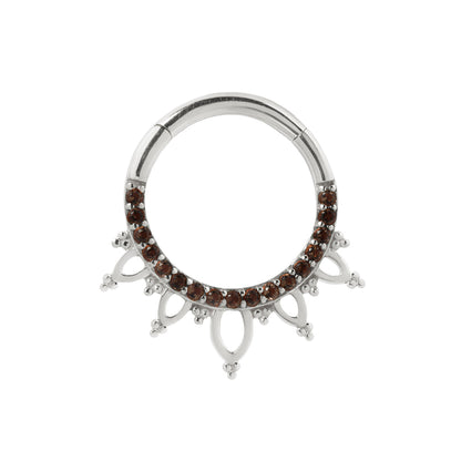 Indra Clicker with Smoky Quartz