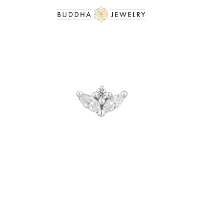 Pur Threadless End with CZ