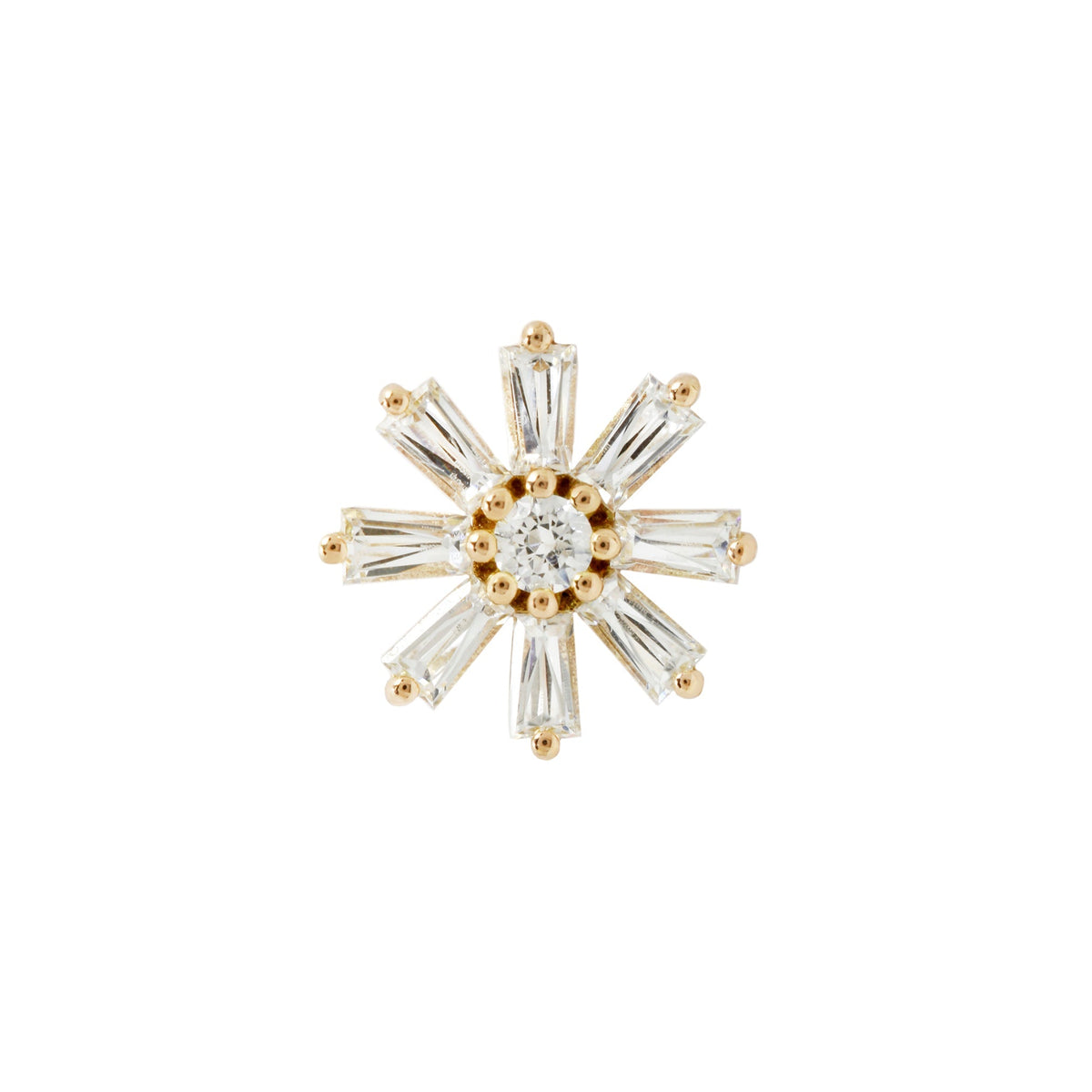 Deliah Threadless End with CZ