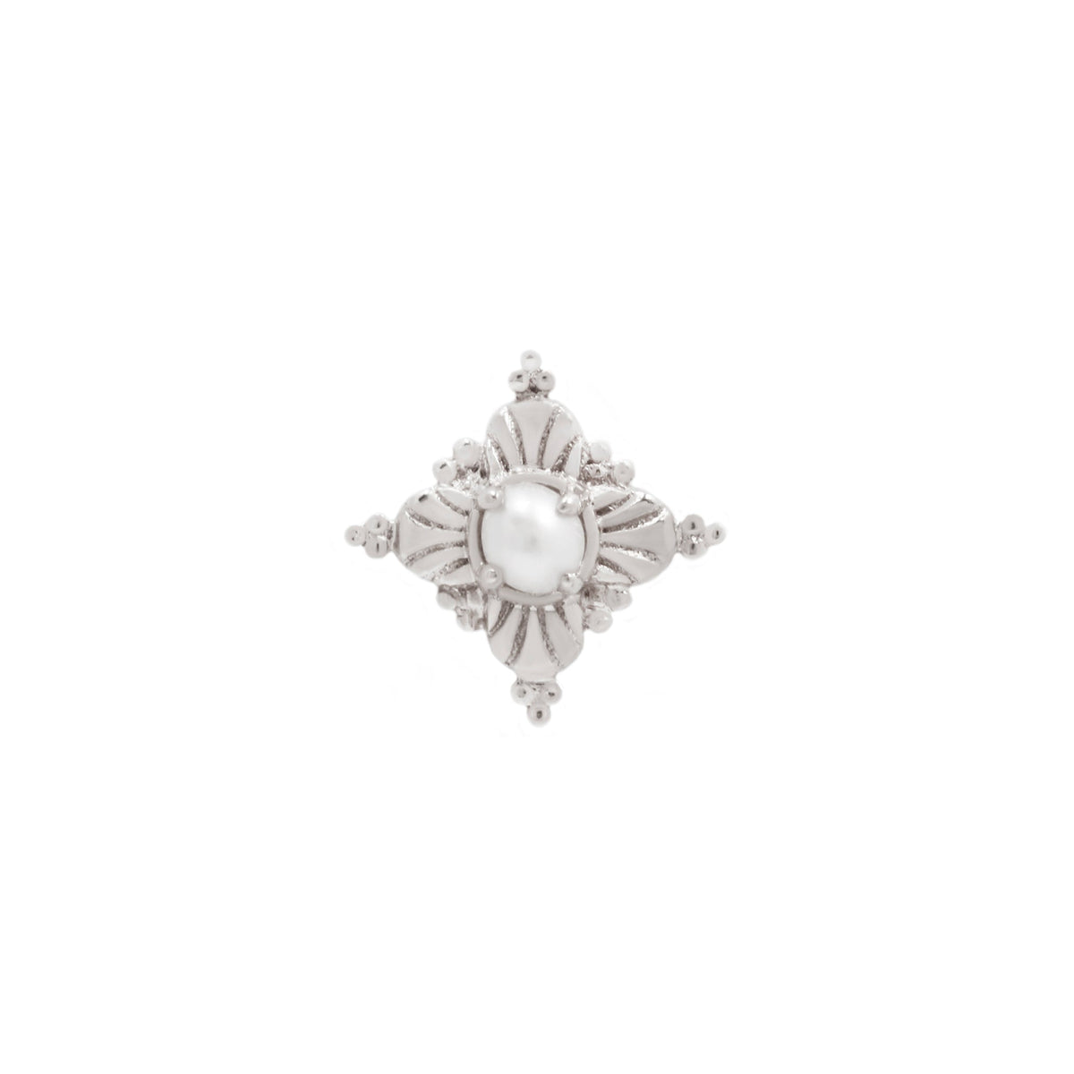 Antoinette Threadless End with Pearl