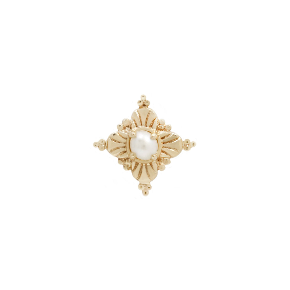 Antoinette Threadless End with Pearl