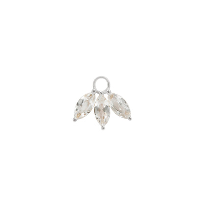 Moet Charm with White Topaz