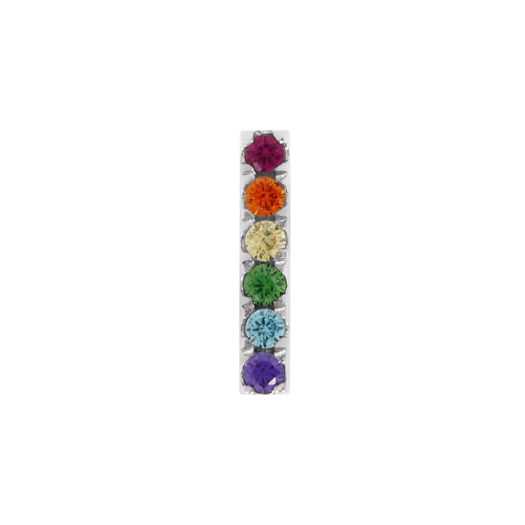 Rainbow Rowe Threadless End