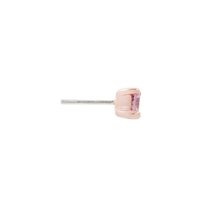 Prong Gem Threadless End with Pink Sapphire