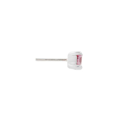 Prong Gem Threadless End with Pink Sapphire