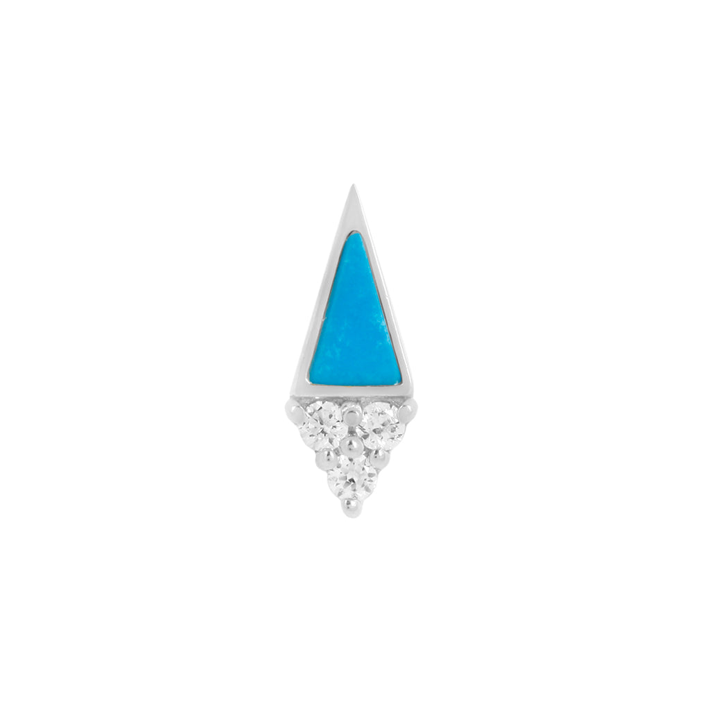 Spotlight Threadless End with Turquoise