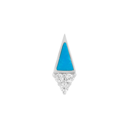 Spotlight Threadless End with Turquoise