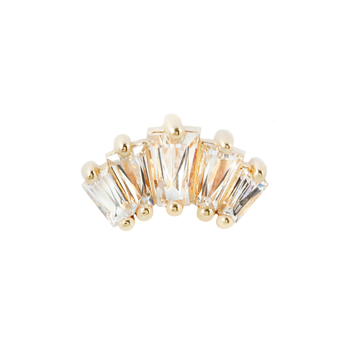 Gemma Cinq Threadless End with CZ