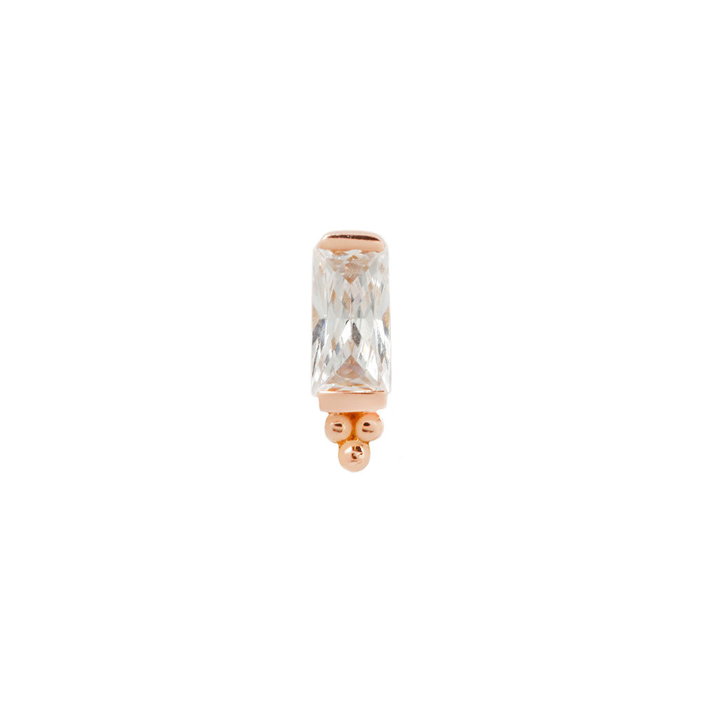 Dior Threadless End with CZ