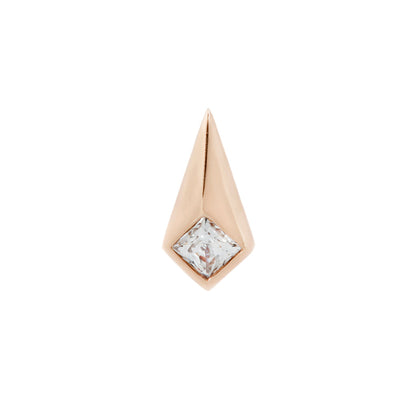 Chelsea Threadless End with CZ
