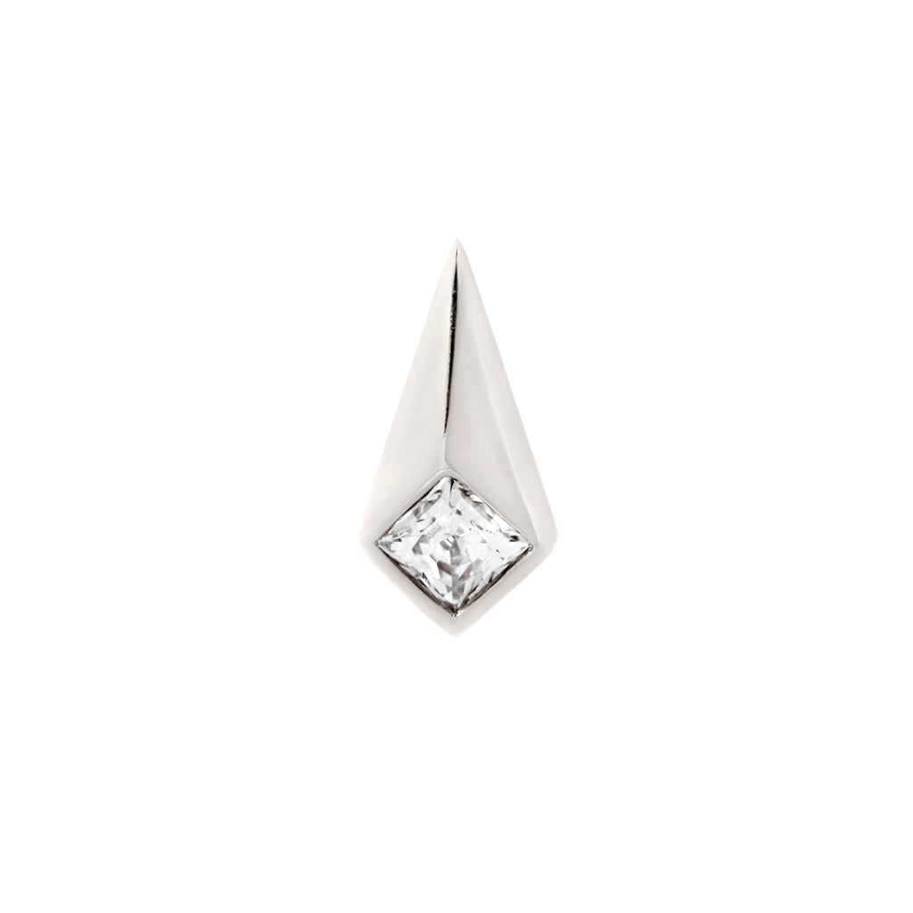 Chelsea Threadless End with CZ