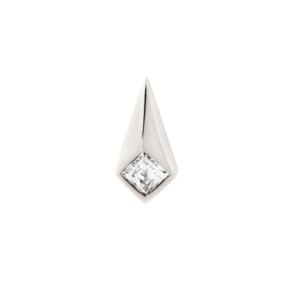 Chelsea Threadless End with CZ